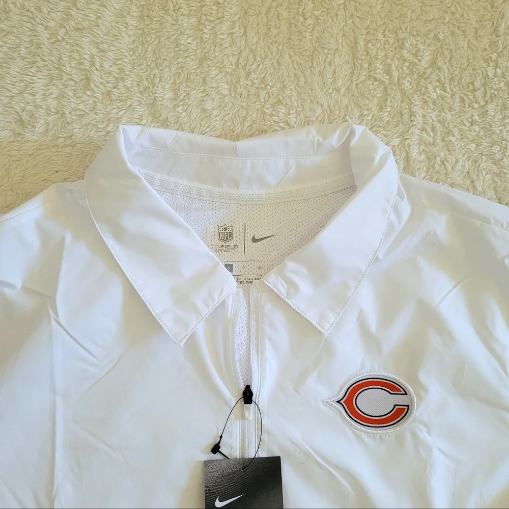 ✨️HP✨️ NFL🏈 x Nike👟 Chicago🏙 Bears🐻 Coach's Jacket - NWT - Picture 3 of 16